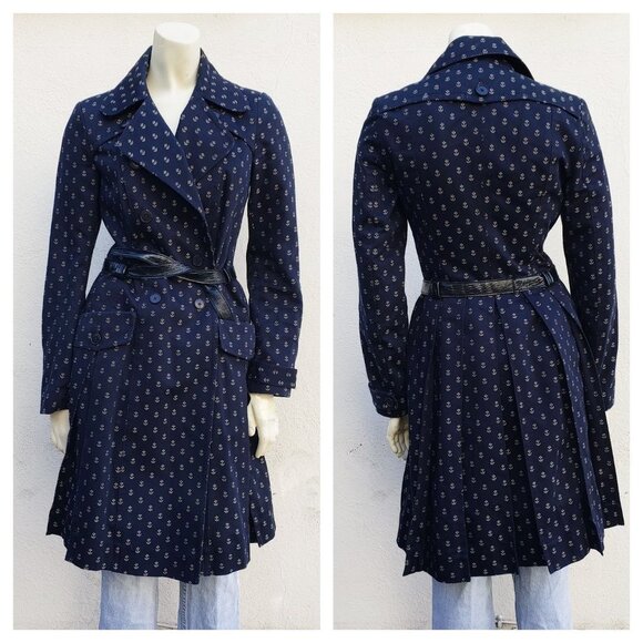 5/$100 SALE - Drykorn for Beautiful People Belted Peacoat - Picture 2 of 9